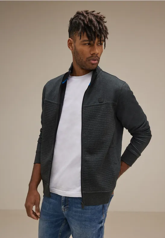 Street One Strukturmix Sweatjacke Letzte 2 Tage