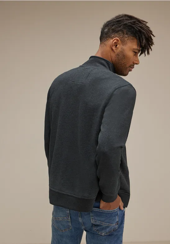 Street One Strukturmix Sweatjacke Letzte 2 Tage