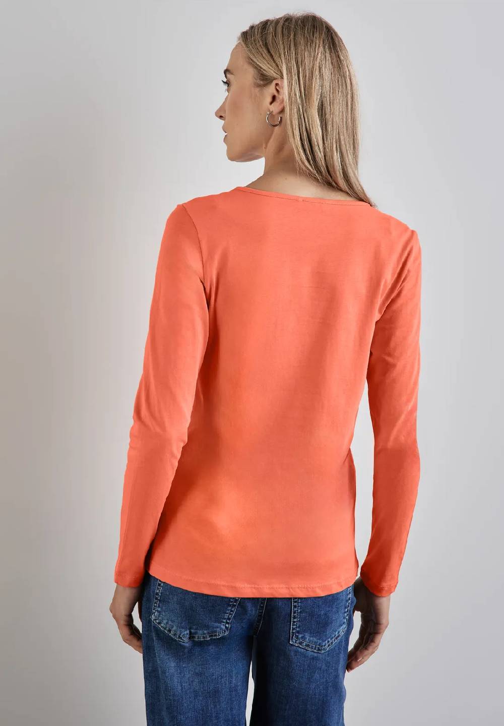 Street One Basic Langarmshirt Bis zu 50% Rabatt