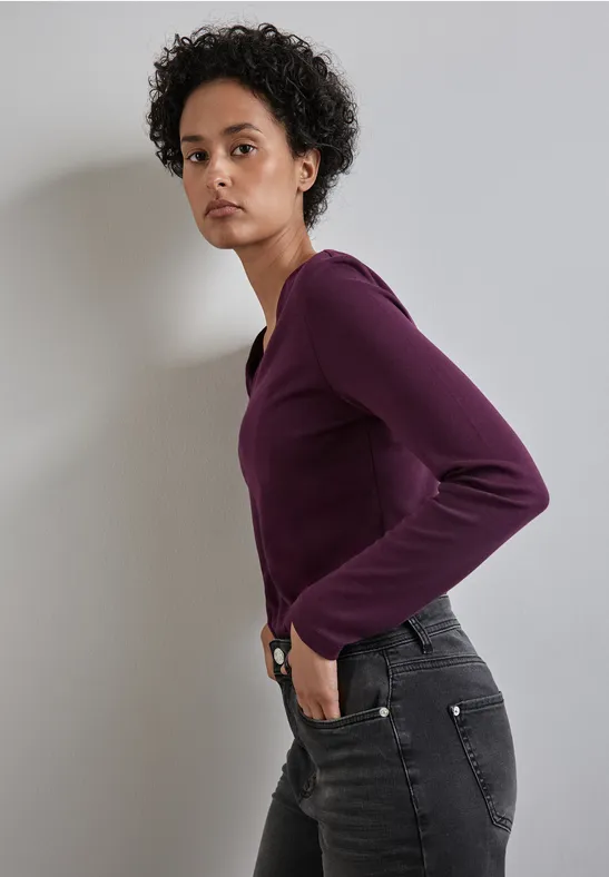 Street One Shirt mit Herzausschnitt Bis zu 55% Rabatt