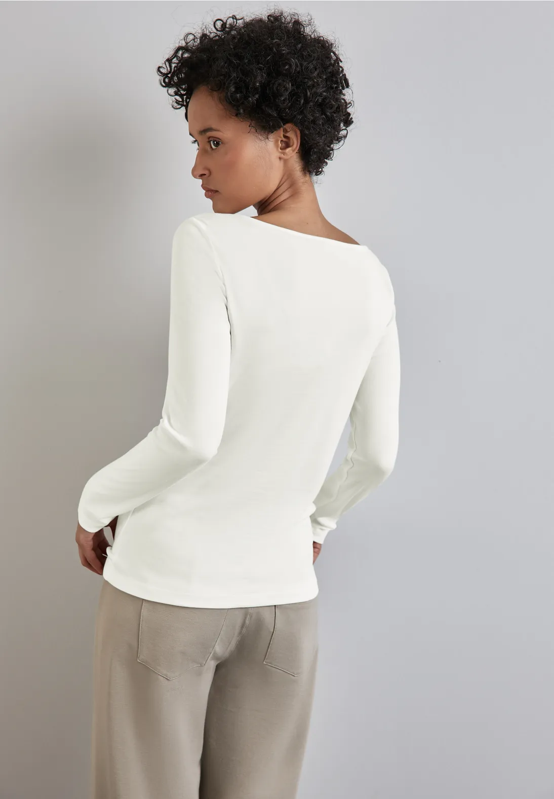 Street One Shirt mit U-Boot-Ausschnitt Fabrikladen