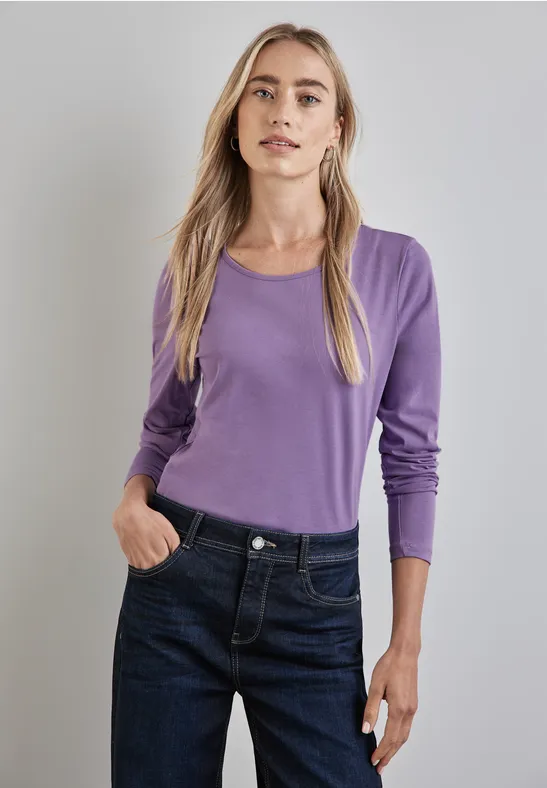 Street One Basic Langarmshirt Begrenzt auf 3 Tage