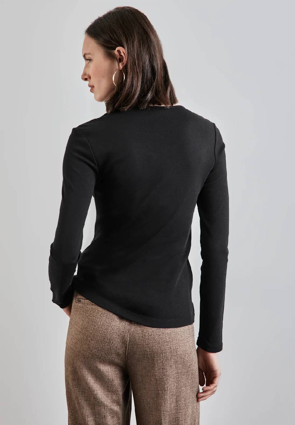 Street One Shirt mit Herzausschnitt 2025