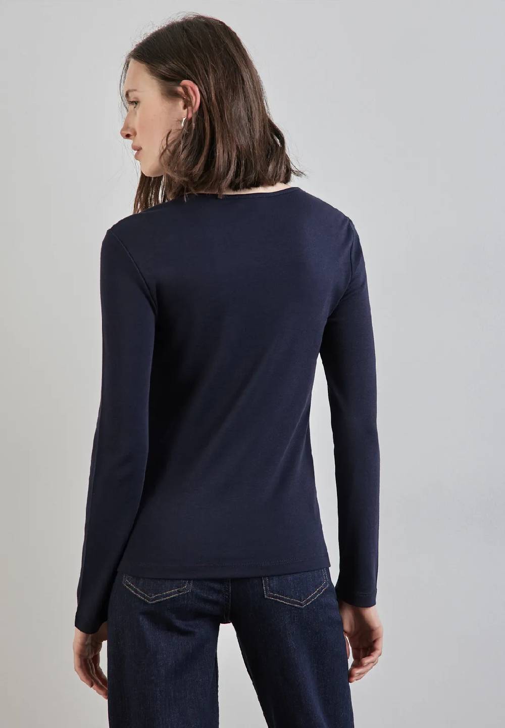 Street One Shirt mit Herzausschnitt Outlet