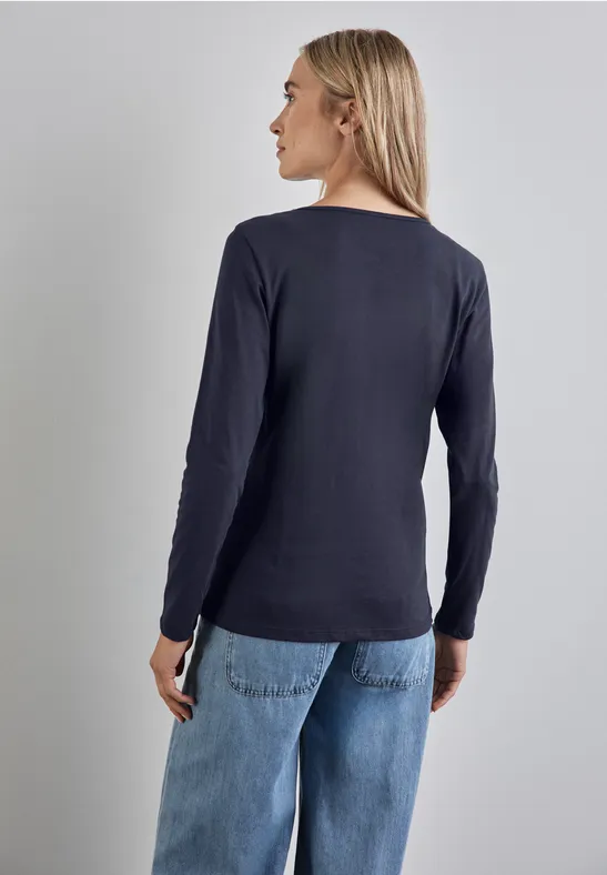 Street One Basic Langarmshirt Hotsell