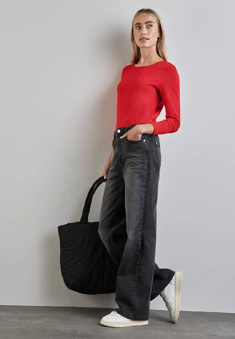 Street One Basic Langarmshirt Fabrikverkauf