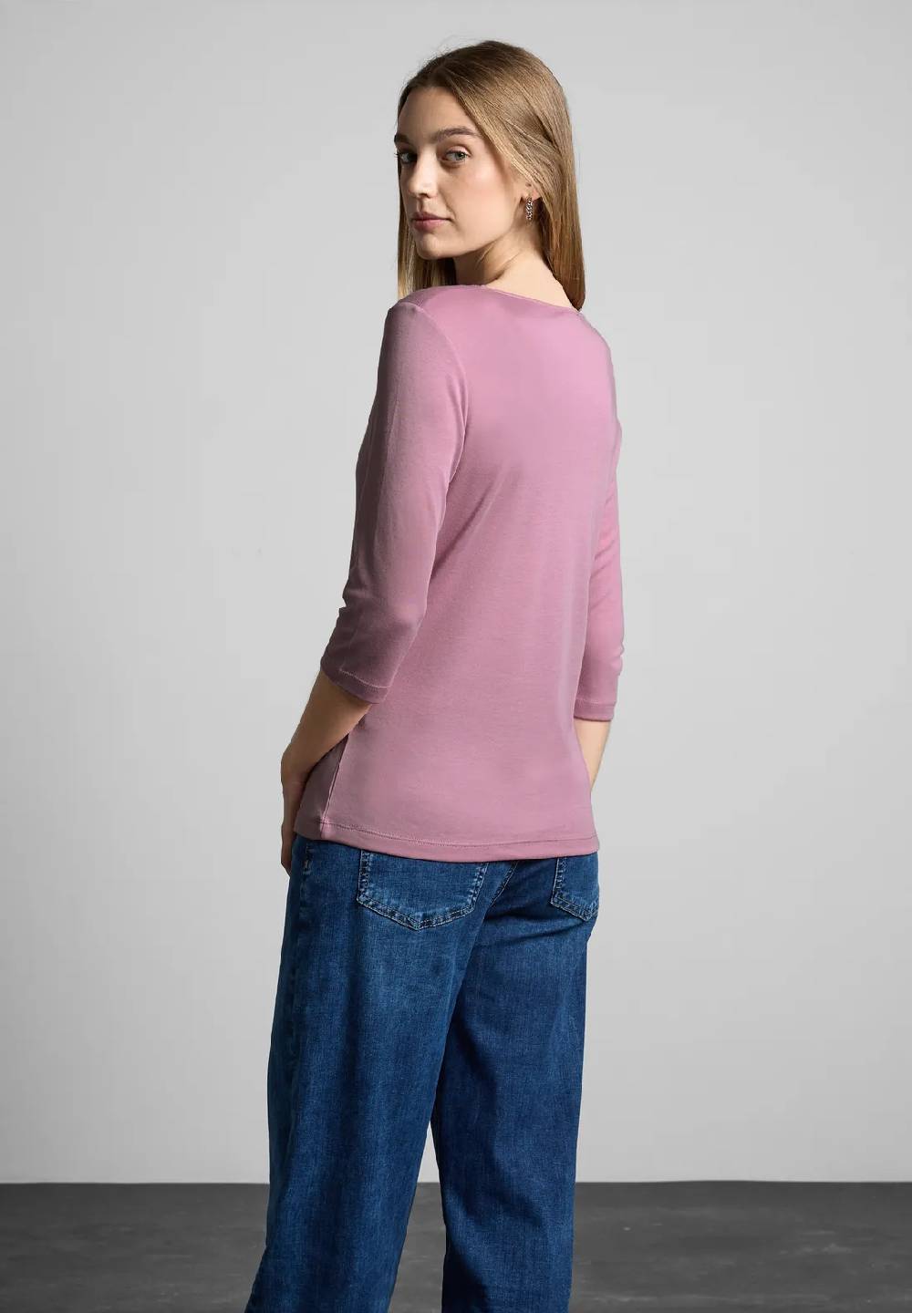 Street One Basic T-Shirt mit 3/4 Arm - Style PANIA Blitzverkäufe