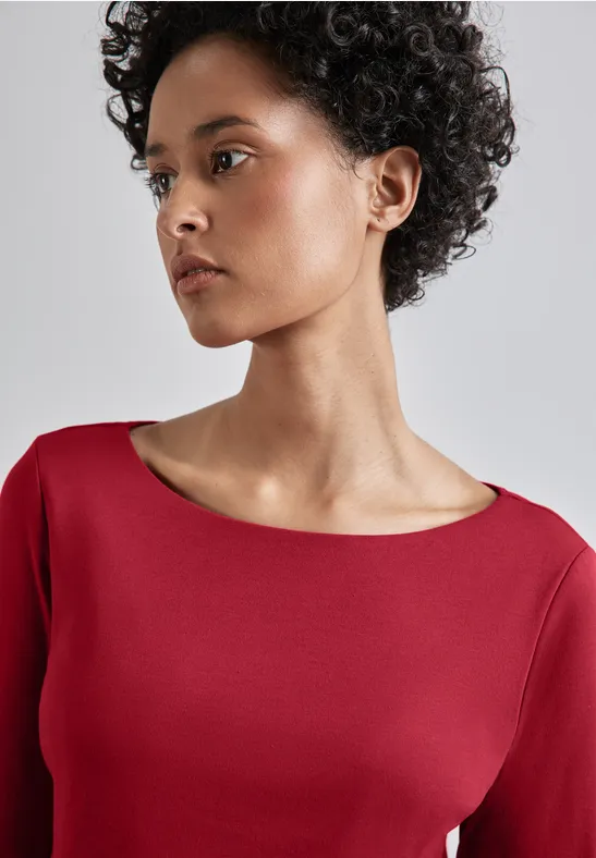 Street One Shirt mit U-Boot-Ausschnitt Kostenloser Versand