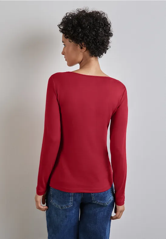 Street One Shirt mit U-Boot-Ausschnitt Kostenloser Versand