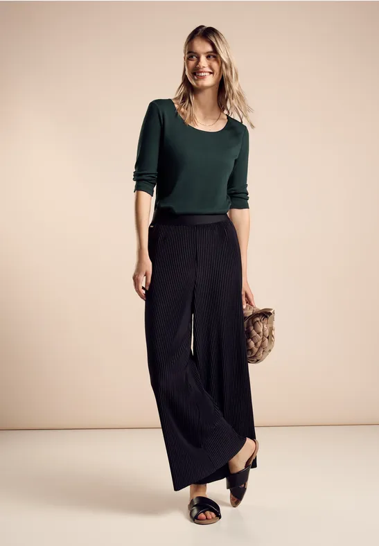 Street One Basic T-Shirt mit 3/4 Arm - Style PANIA Rabatt