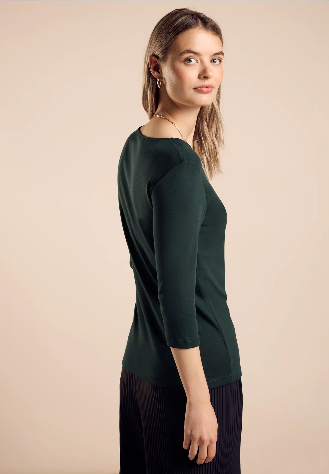 Street One Basic T-Shirt mit 3/4 Arm - Style PANIA Rabatt