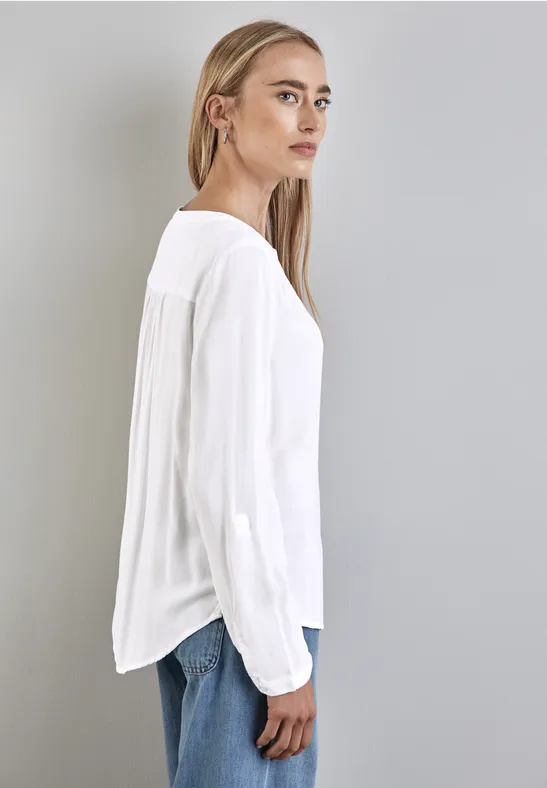 Street One Basic Bluse in Unifarbe Günstig kaufen