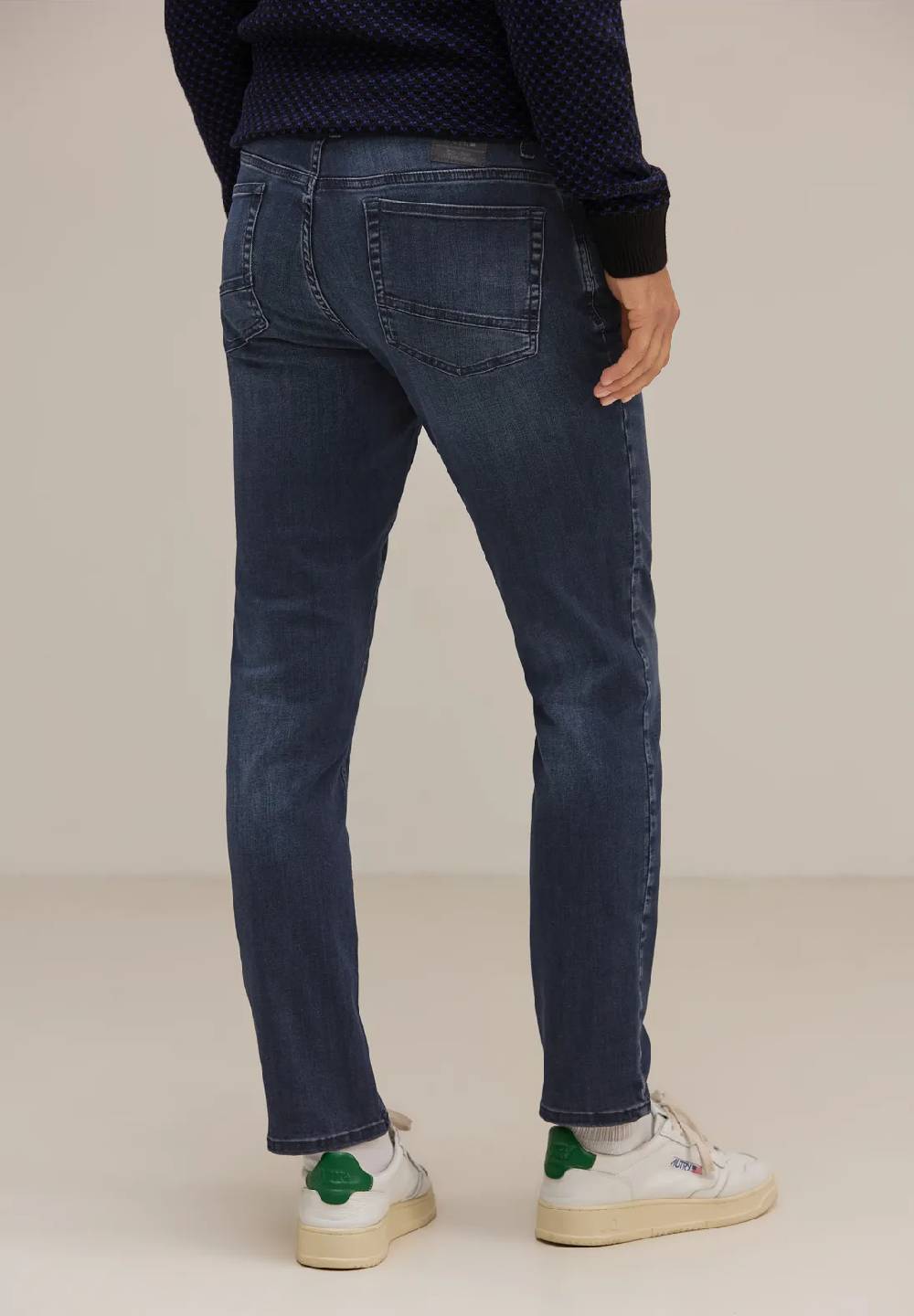 Street One Dunkelblaue Slim Fit Jeans - Style RACER Saisonschlussverkauf