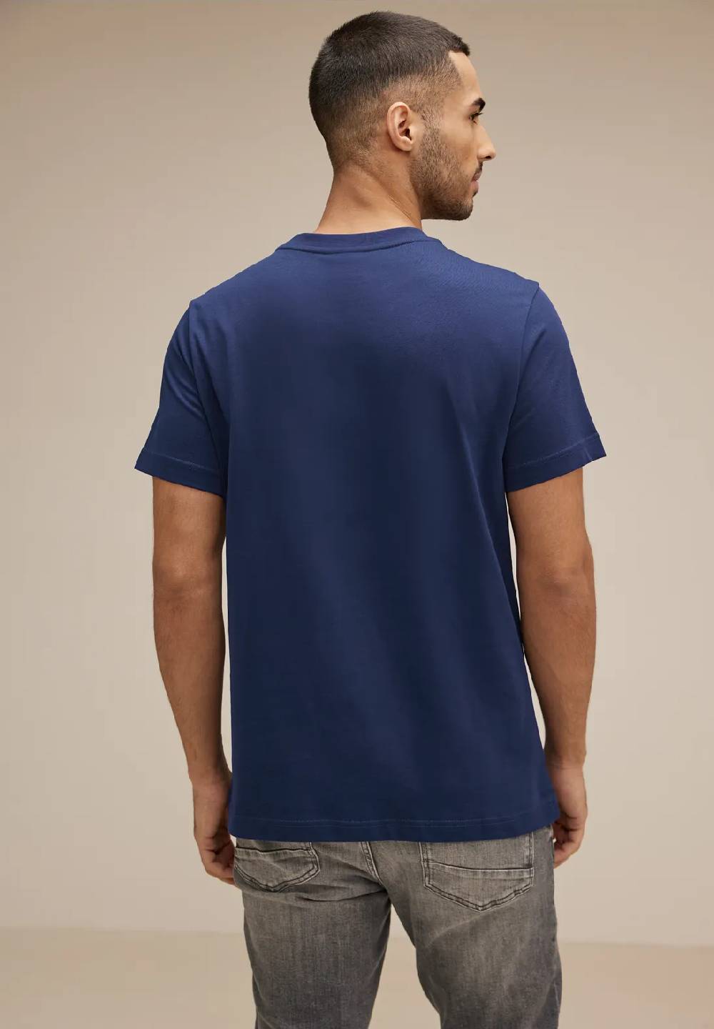 Street One Basic T-Shirt in Unifarbe Top Angebot