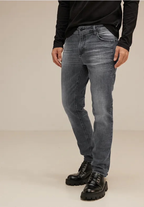 Street One Graue Regular Fit Jeans - Style PLAYER Blitzangebot