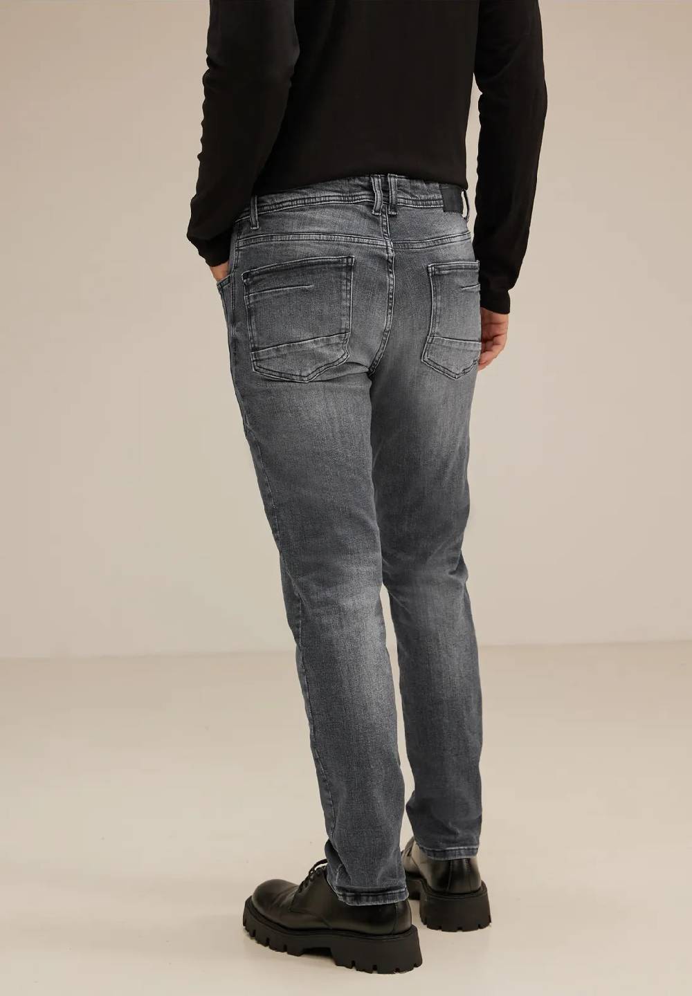 Street One Graue Regular Fit Jeans - Style PLAYER Blitzangebot