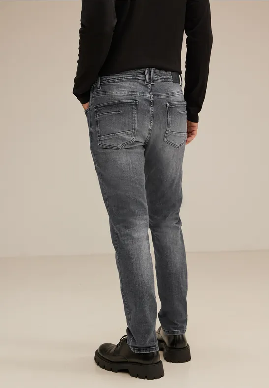 Street One Graue Regular Fit Jeans - Style PLAYER Blitzangebot