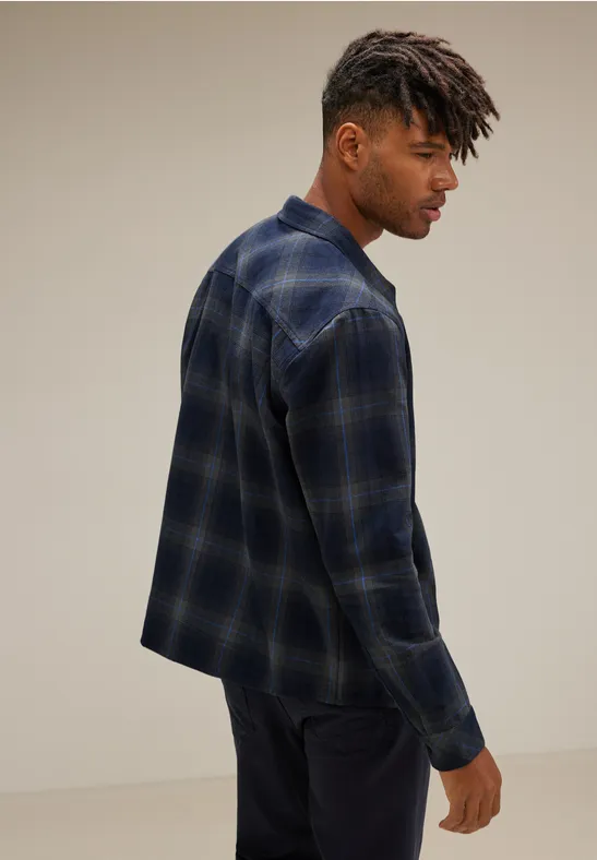 Street One Zipper Karo Overshirt Riesige Ersparnisse