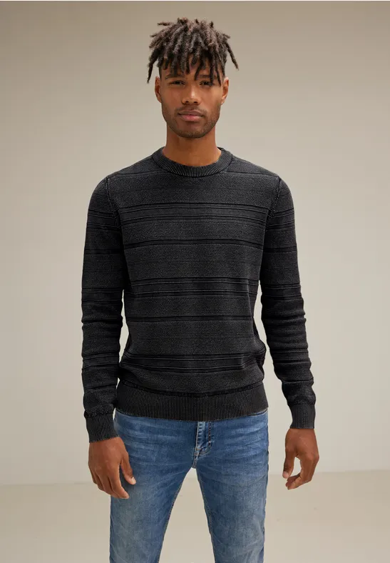 Street One Struktur-Mix Pullover Tiefpreis