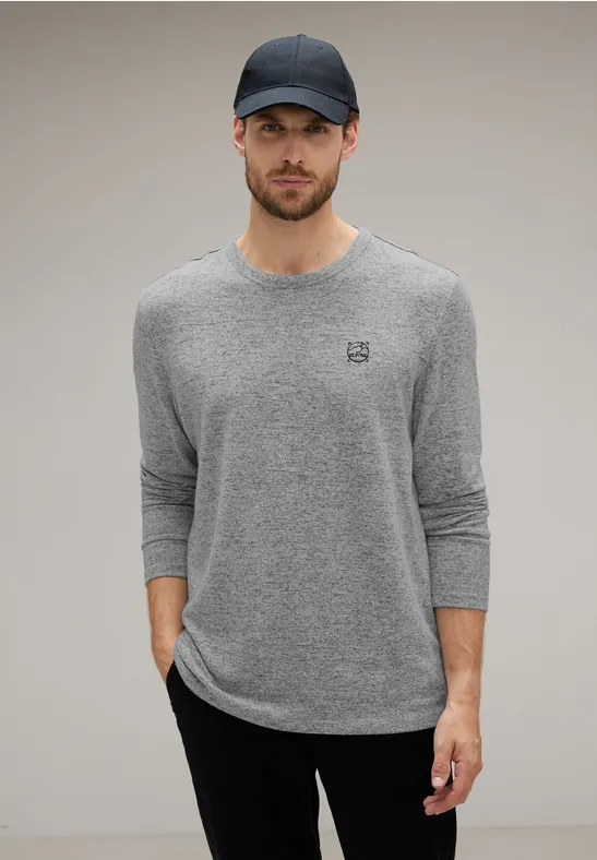 Street One Softes Melange Langarmshirt Wochenangebot