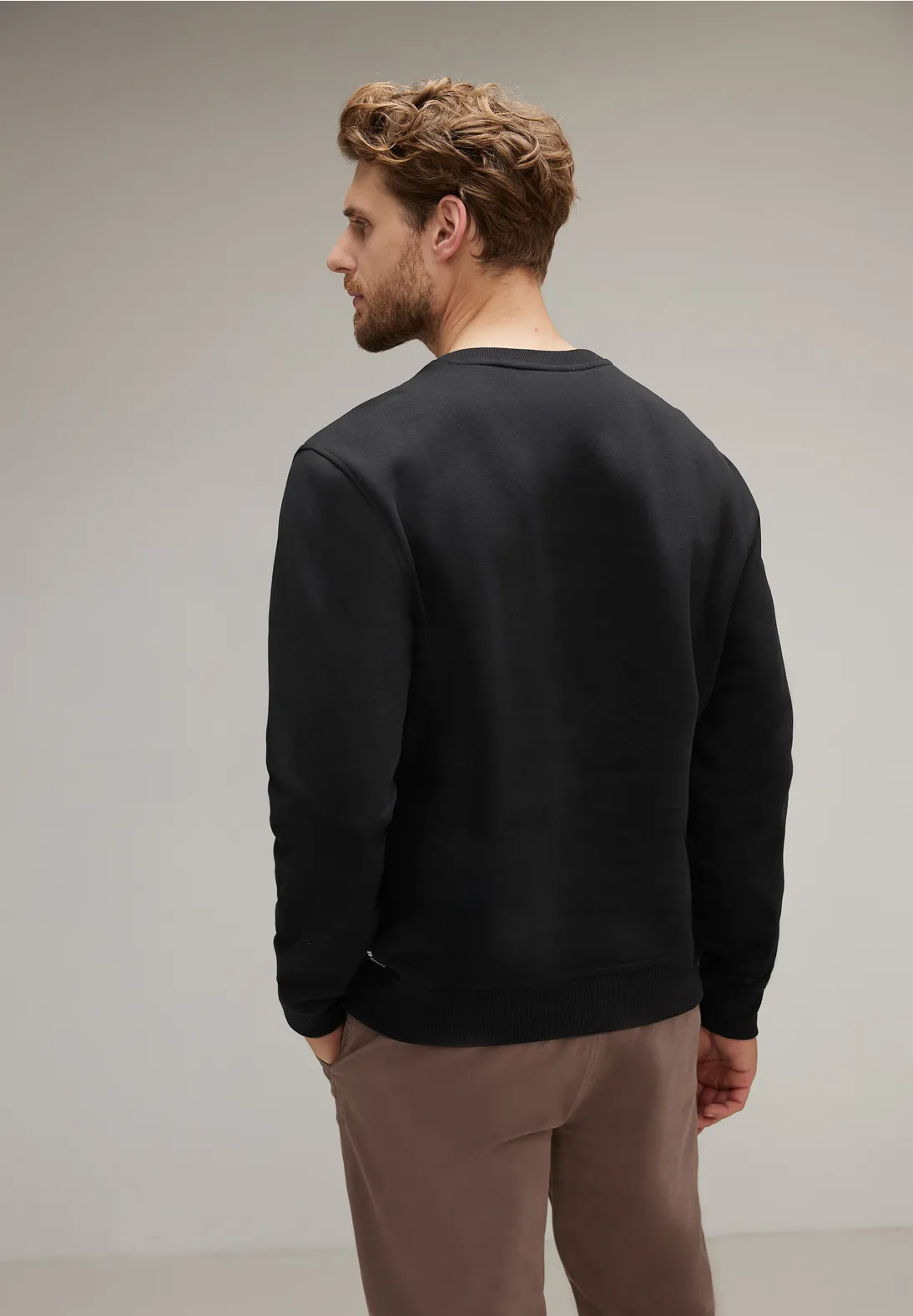 Street One Pullover mit Wording Kostenlose Rückgabe