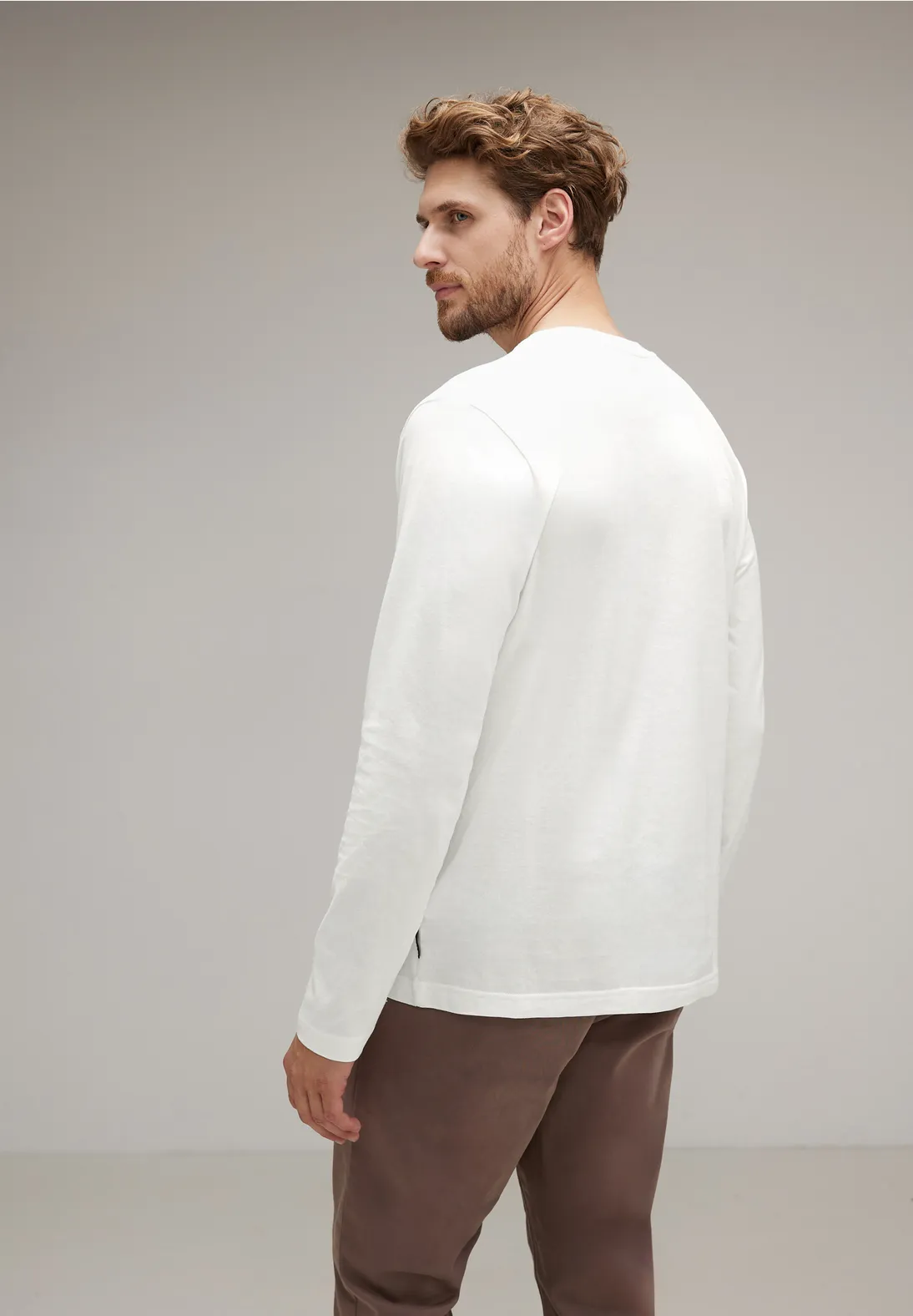Street One Langarmshirt mit Brustprint Letzte 2 Tage