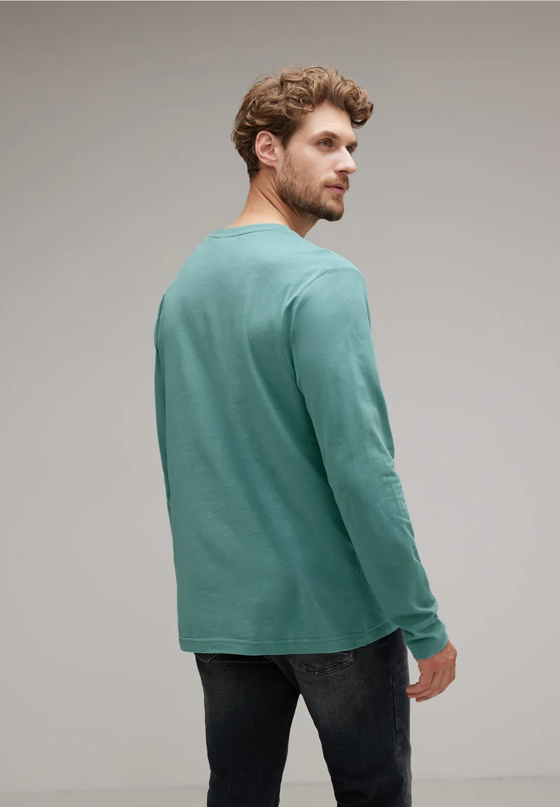 Street One Langarmshirt mit Brustprint Letzter Tag