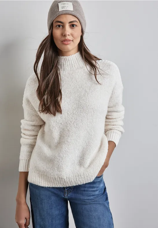 Street One Bouclé-Pullover Nur für heute