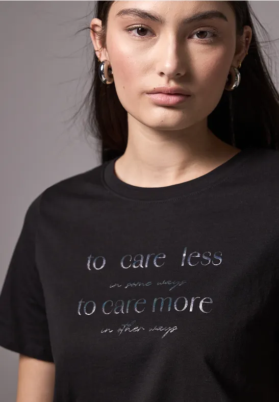 Street One T-Shirt mit Print Kostenloser Versand international