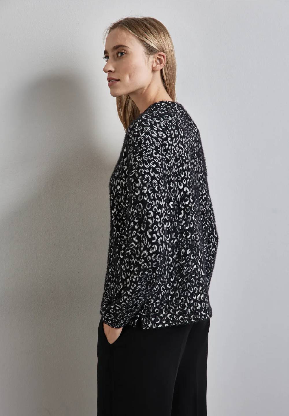 Street One Flauschiges Leo-Shirt Speichern exportieren