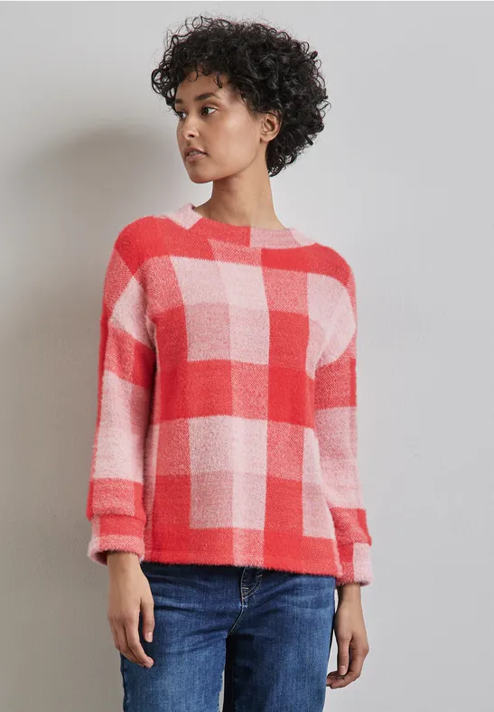 Street One Kariertes Turtleneck Shirt im Angebot