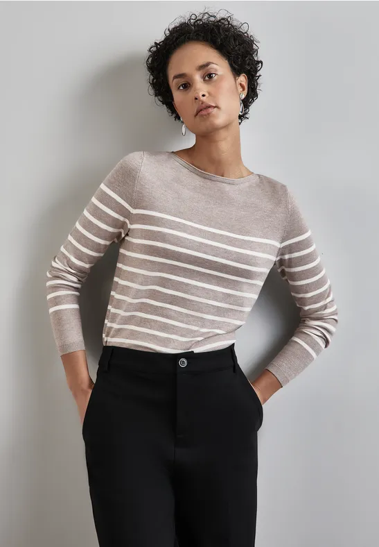 Street One Gestreifter Pullover Meist gekauft