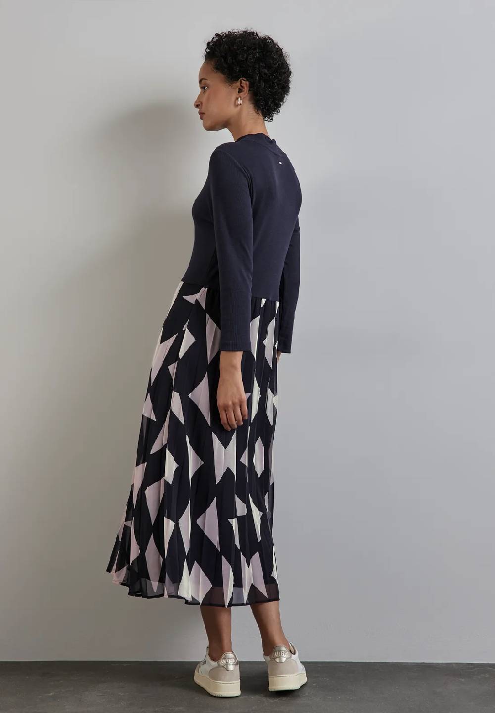 Street One Kleid mit Materialmix Fabrik Onlineshop