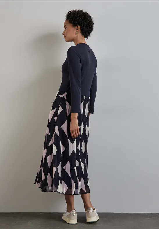 Street One Kleid mit Materialmix Fabrik Onlineshop