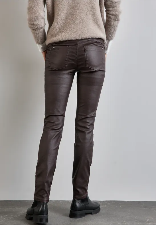 Street One Coating Hose im Slim Fit - Style YORK Günstig kaufen