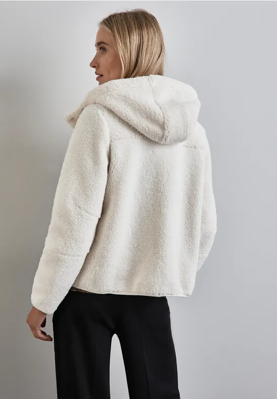 Street One Teddy-Jacke mit Kapuze Preisnachlass