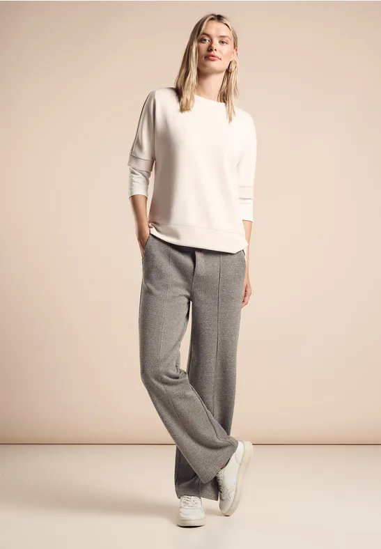 Street One Jaquard Hose im Casual Fit Weihnachtsangebot