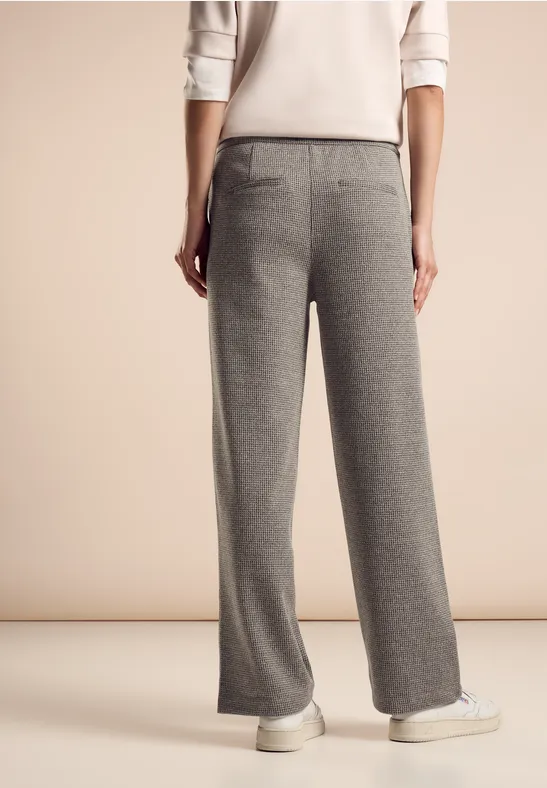Street One Jaquard Hose im Casual Fit Weihnachtsangebot
