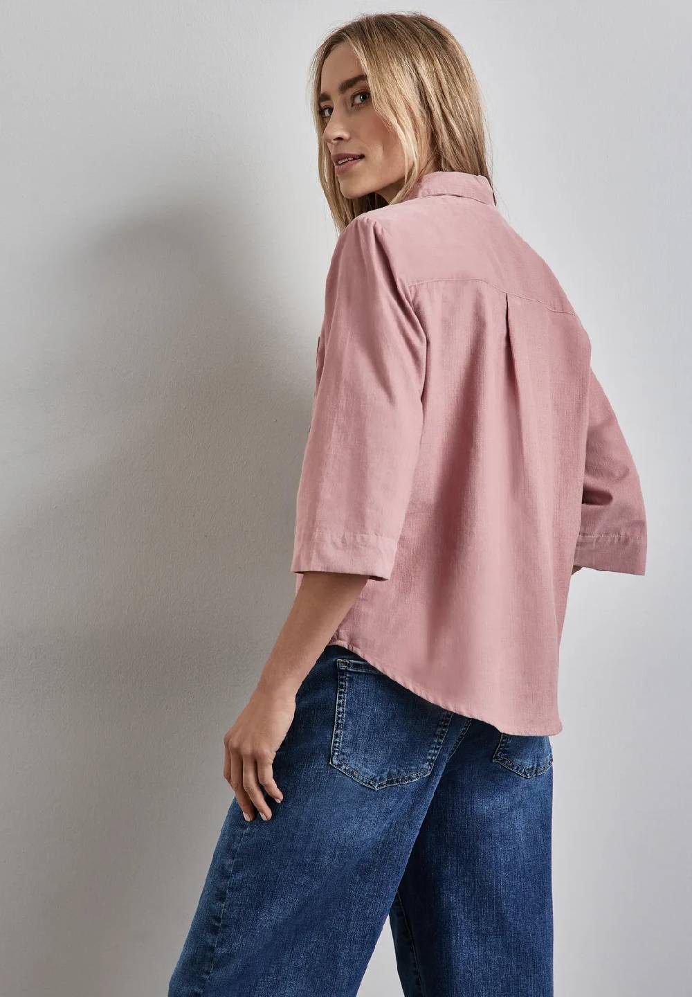 Street One Softe Cord-Bluse Muttertagsangebot
