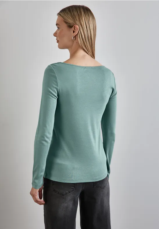 Street One Basic Langarmshirt - Style LANEA Heißer Verkauf