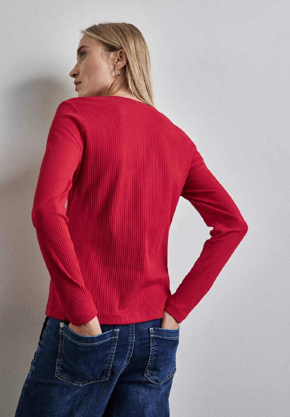 Street One Shirt mit Herzausschnitt Blitzangebot