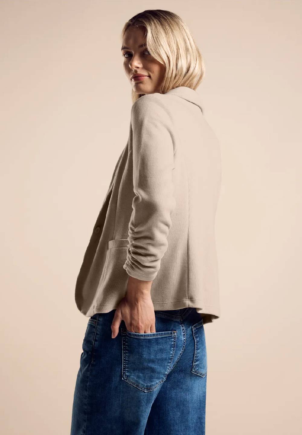 Street One Basic Blazer mit Raffungen Neuheiten
