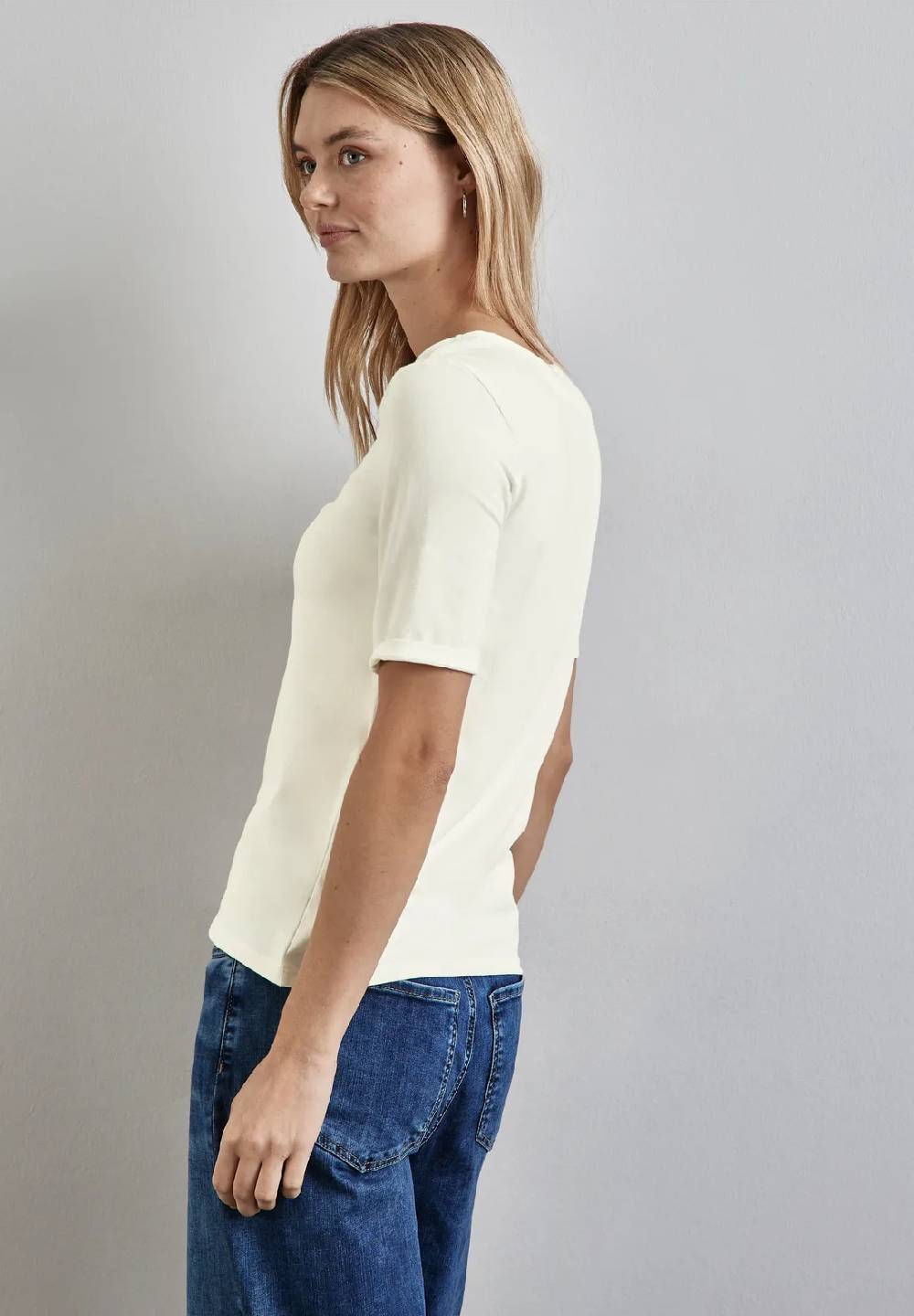 Street One T-Shirt mit Rundhals Räumungsverkauf