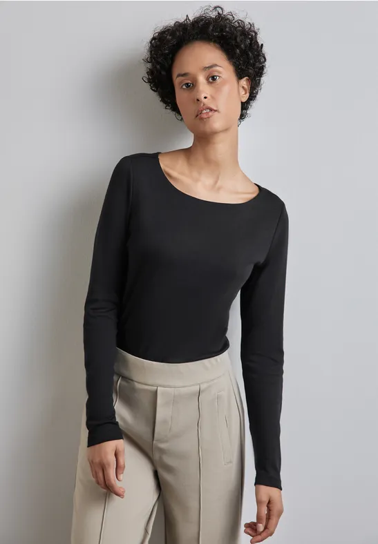 Street One Shirt mit U-Boot-Ausschnitt Wochenangebot