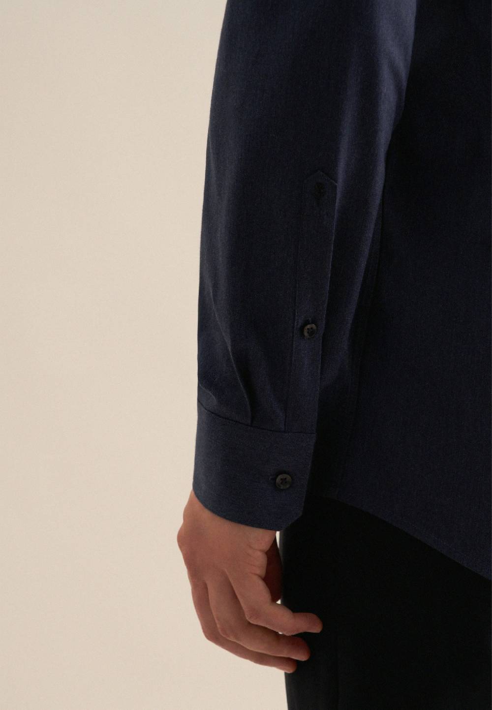 Studio Seidensticker Flanell Flanellhemd in Comfort mit Kentkragen Im Verkauf