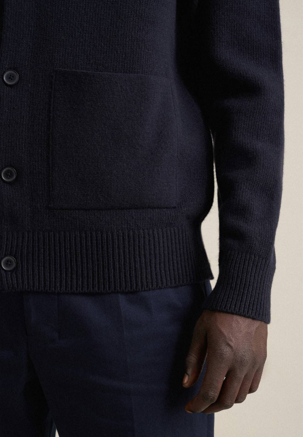 Studio Seidensticker Stehkragen Strick-Jacke Regular 50% Rabatt für begrenzte Zeit