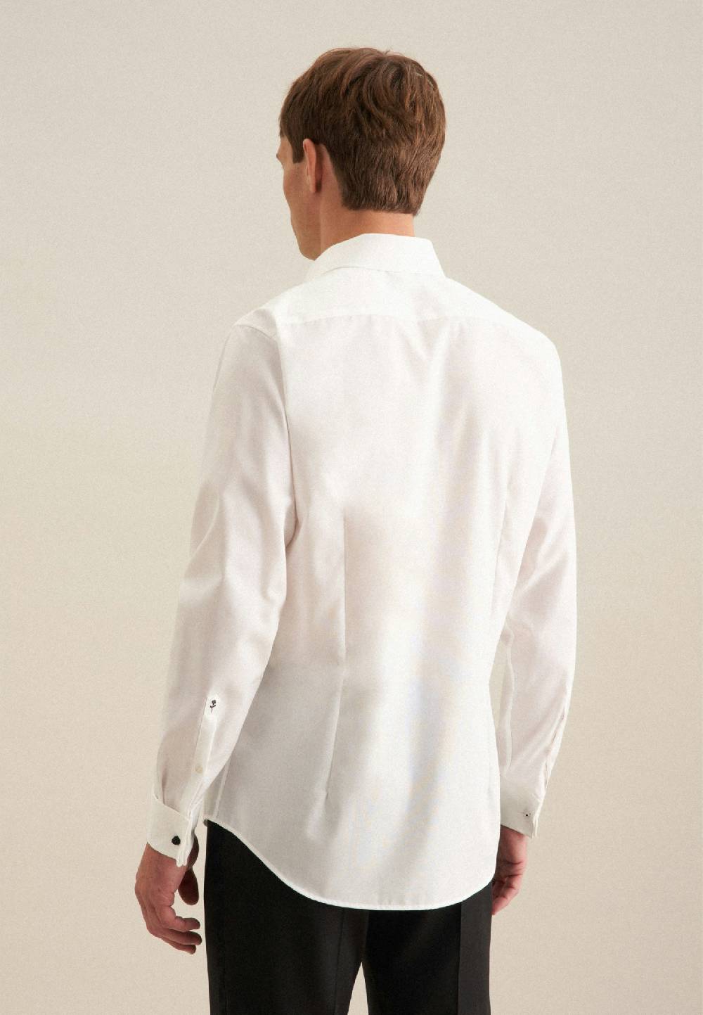 Studio Seidensticker Bügelfreies Popeline Business Hemd in Slim mit Kentkragen Blitzangebot