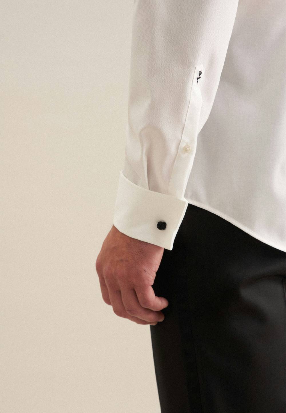 Studio Seidensticker Bügelfreies Popeline Business Hemd in Slim mit Kentkragen Blitzangebot