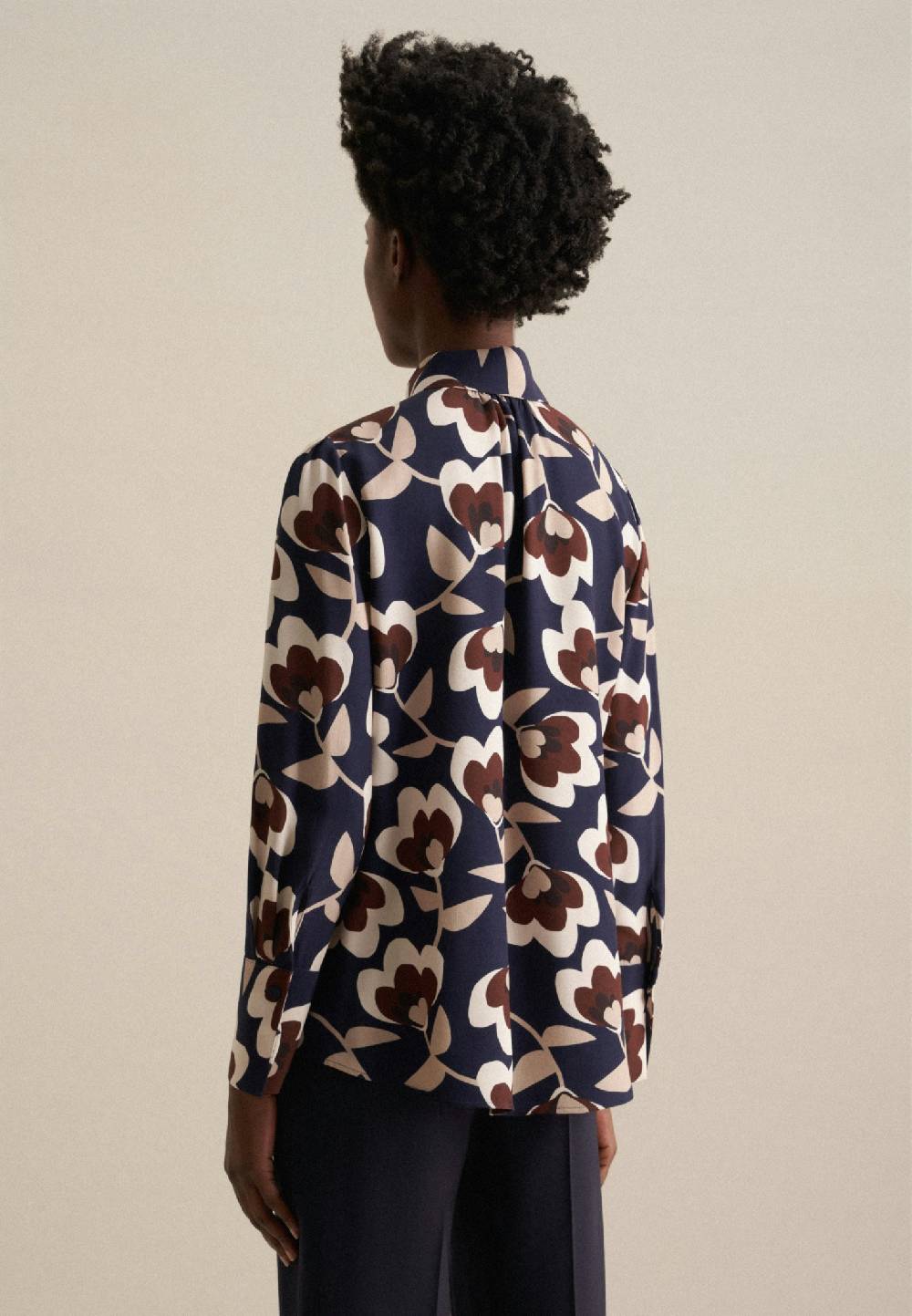 Studio Seidensticker Krepp Hemdbluse Bis zu 60% Rabatt