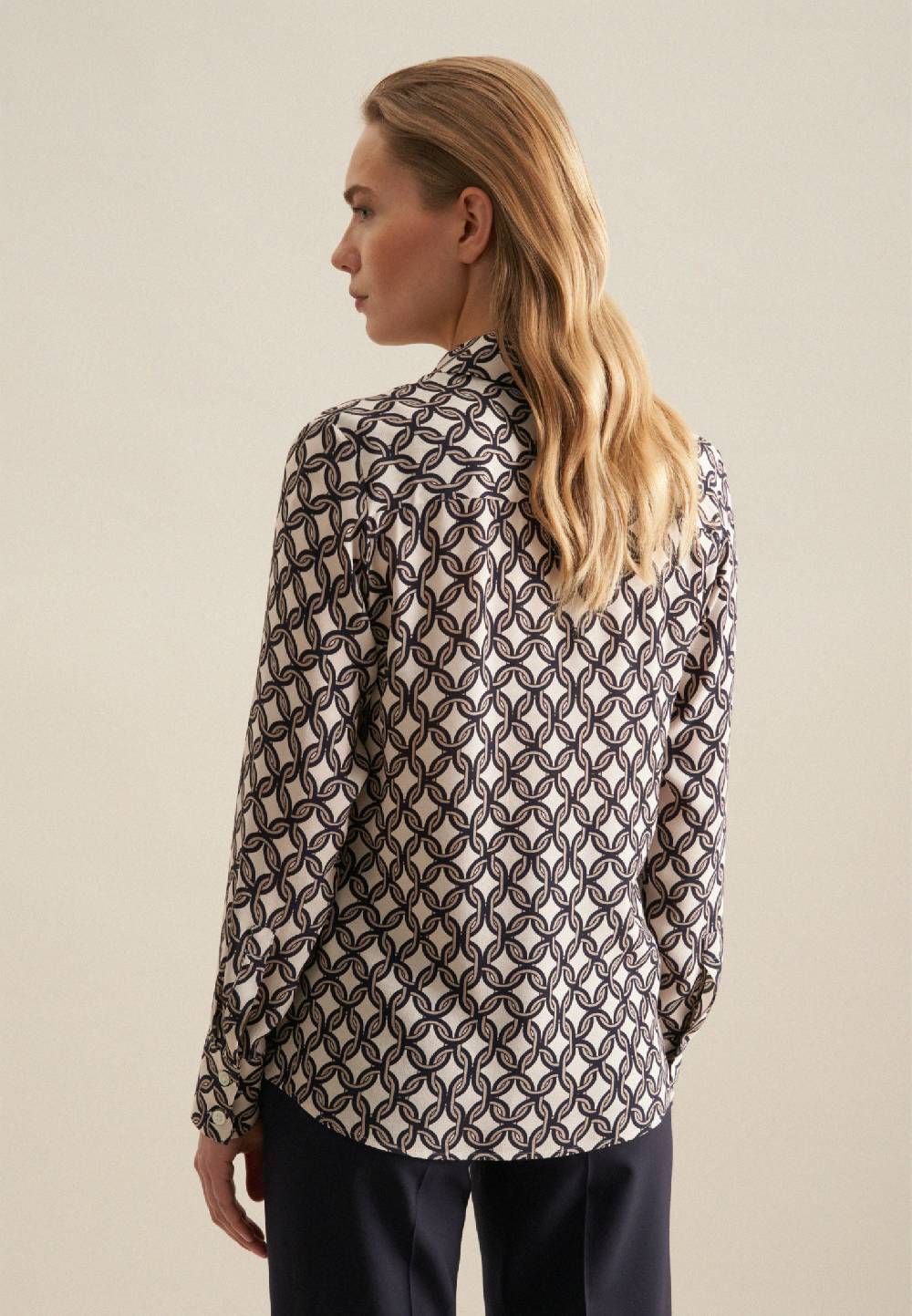 Studio Seidensticker Krepp Hemdbluse Super Rabatt